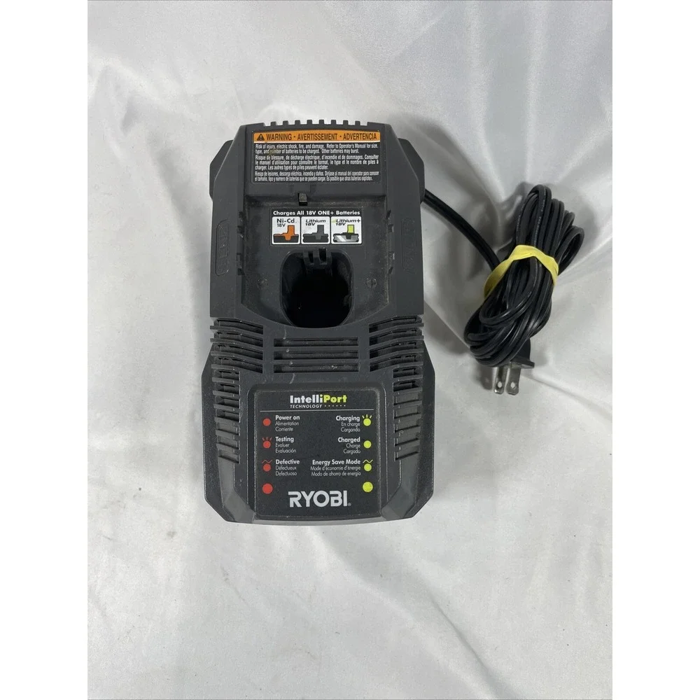 Ryobi One+ P118 18V NiCd Lithium Ion Battery Charger Power Tool Charging Dock